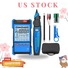 NEW Network Cable Tester NCV PoE Ethernet CAT5 CAT6 CAT7 CAT8 Wire Tracker