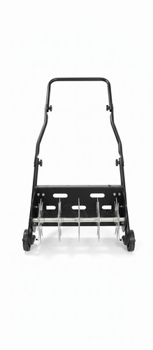 18-Inch Push Spike Aerator, Heavy Duty Rolling Lawn Aerator, Rotary Spike Law...