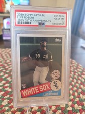 LUIS ROBERT 2020 TOPPS UPDATE ROOKIE 1985 35TH ANNIVERSARY RC PSA 10 Sox Mets 