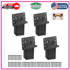 4 Pcs Outdoor 4x4 Compound Angle Brackets Deer Stand Brackets for Deer Stand