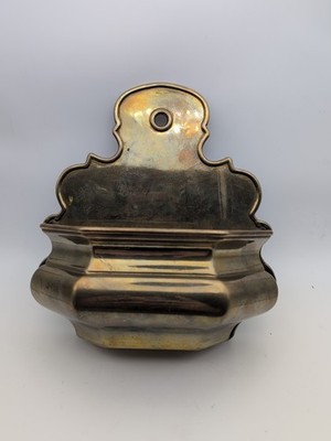Vintage Brass Holy Water Font/ Stoop Made In Italy