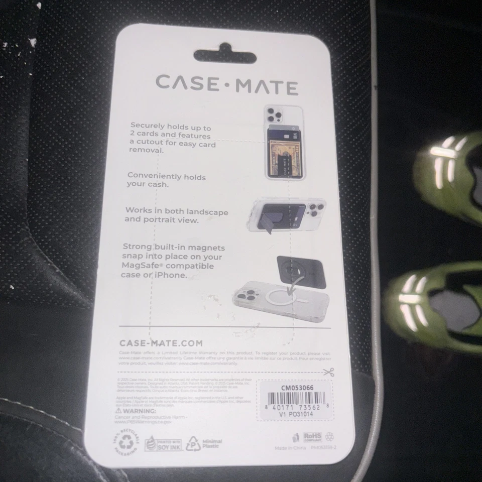Case-Mate Magnetic 3 in 1 Wallet Works with MagSafe - Black Sealed NEW - Image 4 of 4