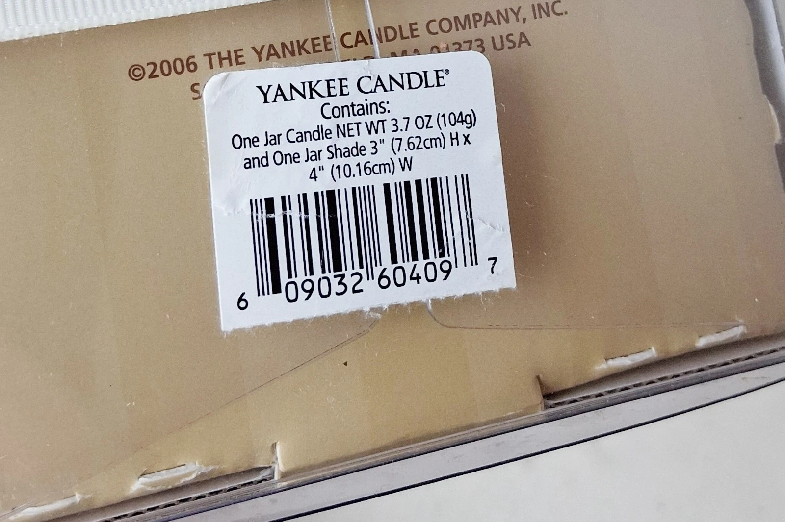 Yankee Christmas Cookie 3.7 oz Candle & Jar Shade 3" Gingerbread Holiday In Pack image 3