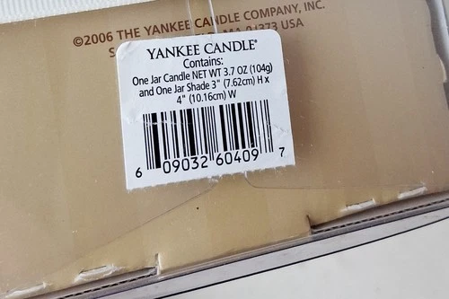 Yankee Christmas Cookie 3.7 oz Candle & Jar Shade 3" Gingerbread Holiday In Pack image 3