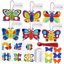30 Pcs Christian Easter Crafts for Kids Religious Salvation Story Butterfly