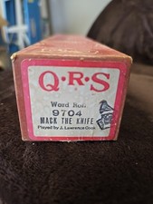 QRS Word Roll "Mack The Knife " 9704 By J. Lawrence Cook