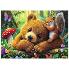 100 Piece Kids Jigsaw Puzzle Bright Playful Colors 15 x 11 Inch