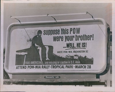 1971 Billboard Suppose This Pow Were Your Brother! Write Vietnam 8X10 Photo