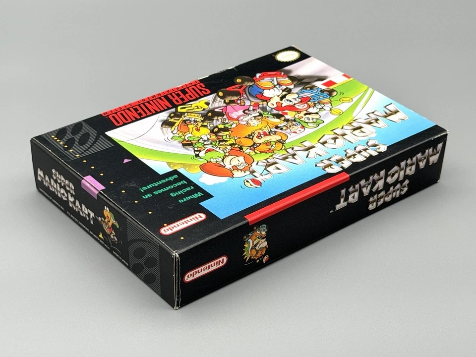 Super Mario Kart SNES OVP CIB NTSC-U/C Zustand: Gut - Bild 3 von 4