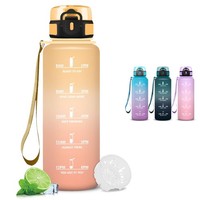 Trinkflasche- 1.5 Liter- Trinkflasche Sport, Wasserflasche Auslaufsicher, Mit