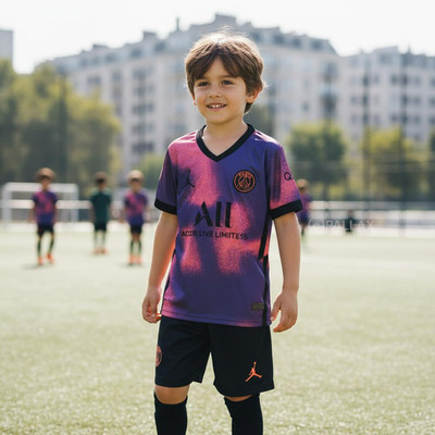 NIKE JERSEY KIT TRIKOT+HOSE PARIS SAINT-GERMAIN FOURTH 2020/21 GR. 140 #7 MPAPPÈ