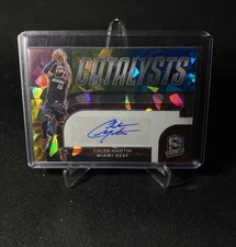 2022-23 Panini Spectra Caleb Martin Catalysts Auto Prizm #CSA-CMT Heat /49