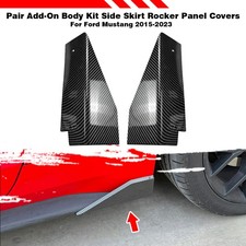 Carbon Optik Seitenschweller Verlängerungsleiste Für Ford Mustang MK6 2015–2023