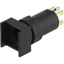 1PC EAO SWITCH 51-151.022 Pushbutton Actuator,Square,18x18mm,1NC+1NO,MOM.,Illum