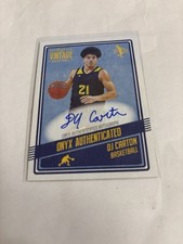 2021 Onyx Vintage Autograph Blue Ink DJ Carton (VADC) (RC)