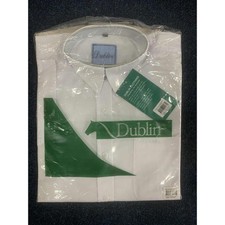 Dublin Short Sleeve Show Shirt White Childs Age14/30 Inch Chest