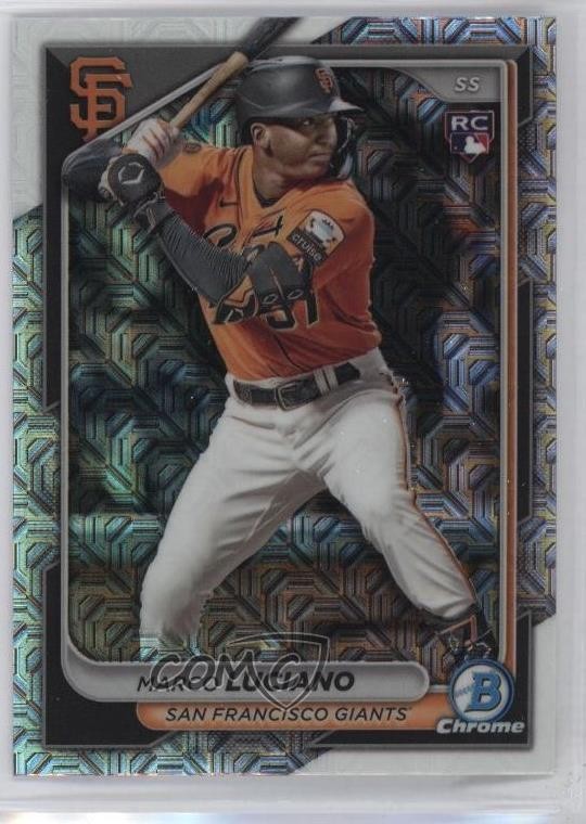 2024 Bowman Chrome Mega Box Mojo Refractor Marco Luciano #43 1my2
