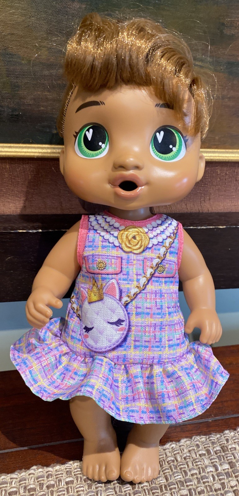 Baby Alive Bubbly Tea Party Sophia Sparkle Doll 11&rdquo;without