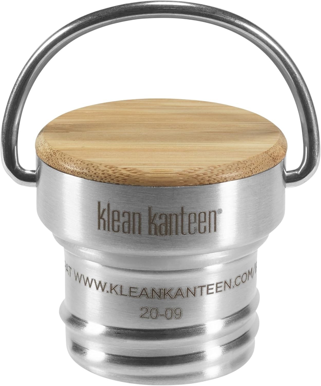 Klean Kanteen Carry Stainless Loop Cap &ndash; Leak Proof lid - Bamboo