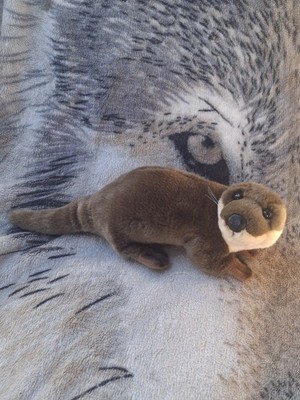 Living Nature 12 Zoll Otter weiches Plüschtier