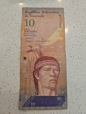 Venezuela 10 Bolivares Banknote 2007