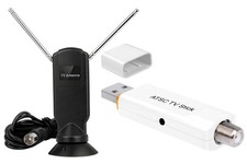 PC USB Digital HD TV Tuner Stick W/ DVR TVR Recording For Antenna Channels