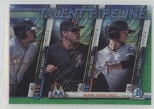 2017 Bowman Mega Box Green Refractor /99 Stone Garrett Austin Dean JT Riddle 4l3