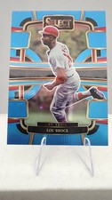 2024 Panini Select - Concourse Lou Brock #85 Light Blue Prizm /199