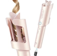 TYMO CurlGo Rotating Curling Wand - Cordless Automatic Curling Iron 1 Inch