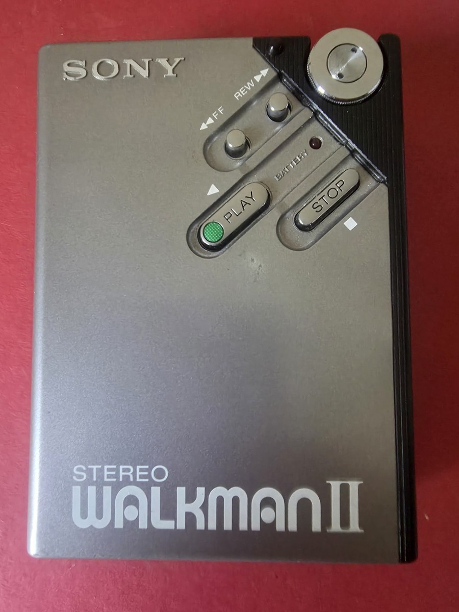 Sony WM-2 Walkman II (Black/Silver) - Fully Serviced w/ Original