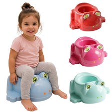 Toddler Training Potty Toilet Plastic Seat Kids Baby Frog Potty Chair 4 Colour