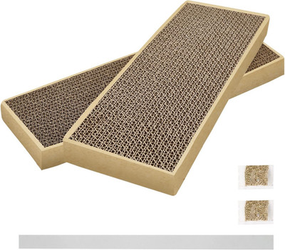 Splicing Cat Scratch Pad: Cat Scratchers for Indoor Cats and Kitten, 2 Pack Cat
