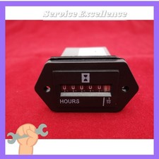 1X hours meter 1/10(99999.9) Panel Ctutout 37*24mm 10-80V DC SYS-1 Fast Shipping