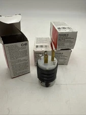 Lot of 4 - Pass & Seymour PS5266-X 15A 125V 2-Pole Straight Blade Plugs