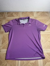 Nike Golf Polo Shirt Mens Large Dri Fit Purple