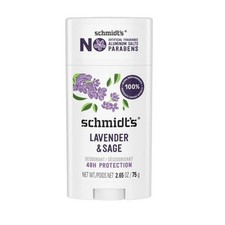 Natural Deodorant Aluminum Free Lavendar And Sage 2.65