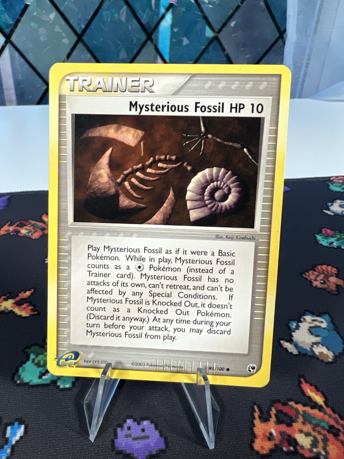 Mysterious Fossil #91 EX Sandstorm 2003 91/100 E-Reader Trainer Pokemon Card