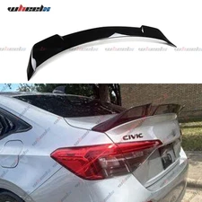 For 2022-2026 Honda Civic Yofer Gloss Black High Kick Duckbill Trunk Spoiler Lip
