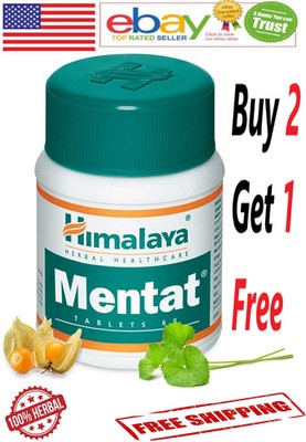 Himalaya MENTAT 60 Tablets Each BUY 2 GET 1 FREE