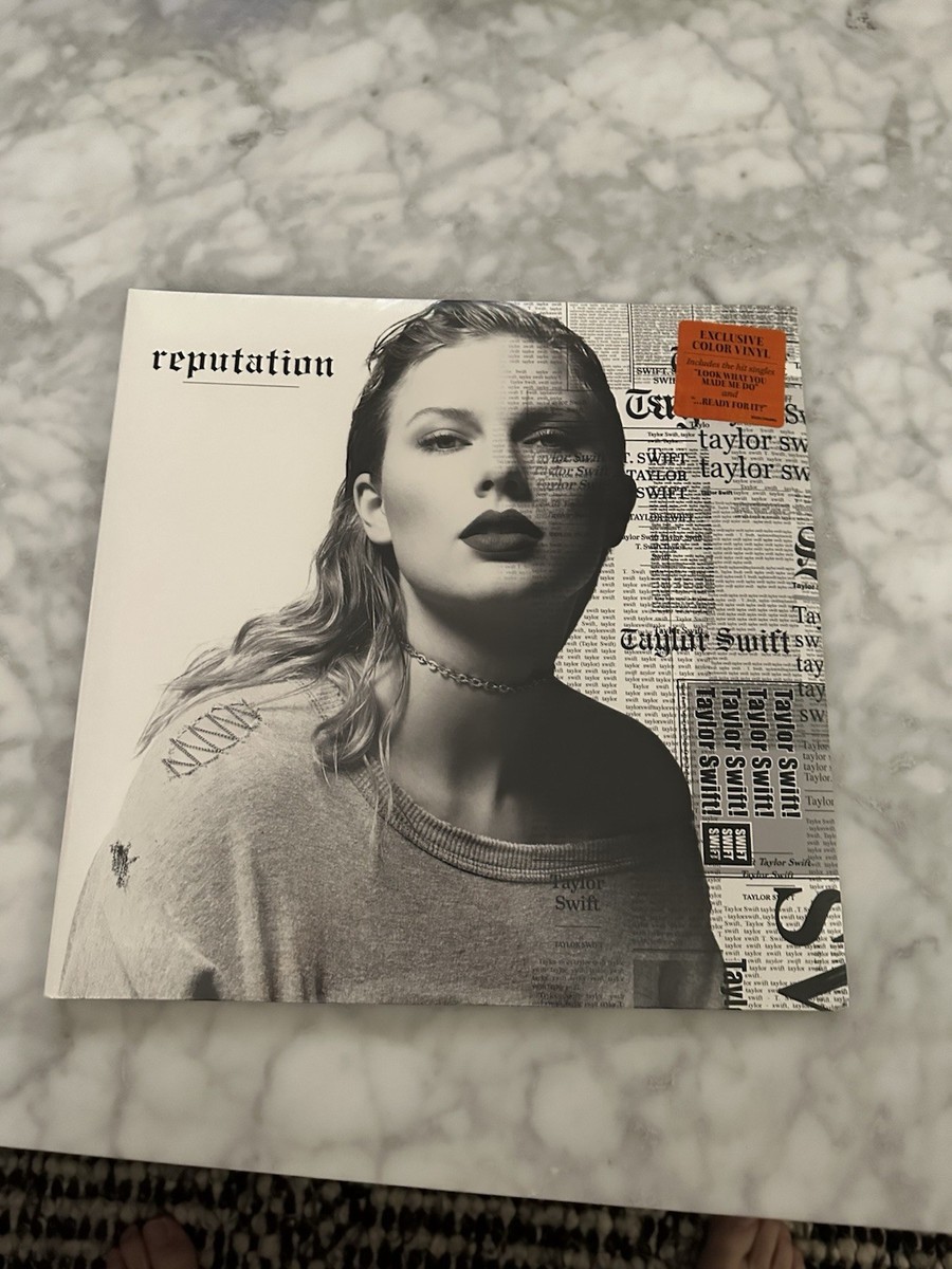 Taylor Swift repitafion LP レコード Reputation by Taylor Swift (Translucent Orange Vinyl, 2-Disc