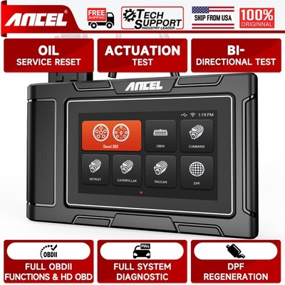 ANCEL HD3500 Diesel OBD Scanner Pickup Truck Car Full System DPF Diagnostic Tool