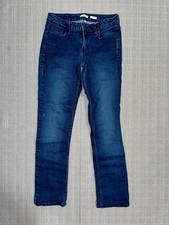 Calvin Klein Jeans Womens 4 Blue Denim Cotton Stretch Straight Leg Street Wear
