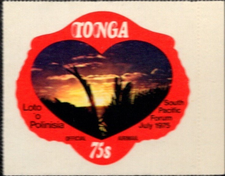 Tonga 1975 Airmail Postage STAMP 75 Seniti new SA-301