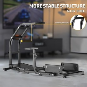 Marada Racing Simulator Cockpit Stand Fits Logitech G29 G920 G923 Thrustmaster