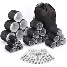 Tubos Para El Cabello Rolos Rulos Ruleros Pelo Accesorios Mujer Sin Calor 36Pcs