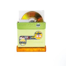 Sony MZ-E800 Green MDLP Portable Minidisc Player Orange Stand Demo / Plays
