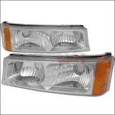Spec-D Tuning 2LB-SIV04-RS Bumper Lights for 03 to 06 Chevrolet Avalanche 10 ...