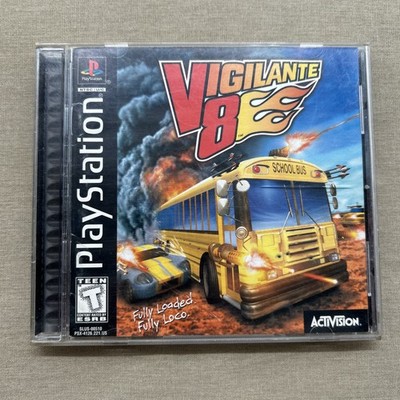 Vigilante 8 (Sony PlayStation 1 1998) PS1 CLEAN Complete Vehicular