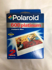 Polaroid 600 Platinum Instant Film 3.5 X 4.2 20 Photos 2 Pack EXP 03/2001