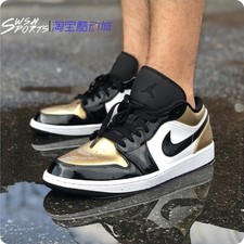 Size 12 - Air Jordan 1 Low Gold Toe for sale online | eBay